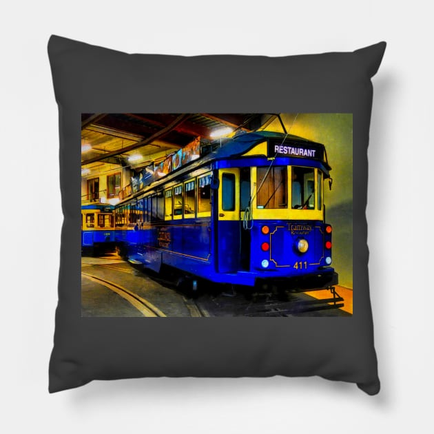 Eating on the Move Pillow by PictureNZ