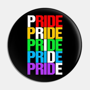 Pride love is love LGBTQ Gay Pride Pin