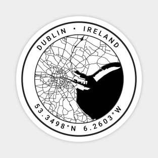 Dublin Map Magnet