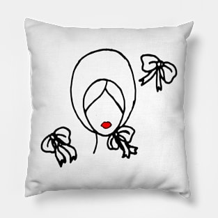 Bonnet Lady Pillow