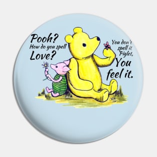 How do you spell love? - Winnie the Pooh and Piglet Too Pin