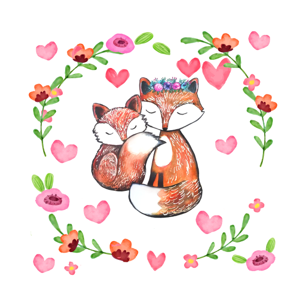 Mama Fox - Mothers Day Gift - Tapestry | TeePublic