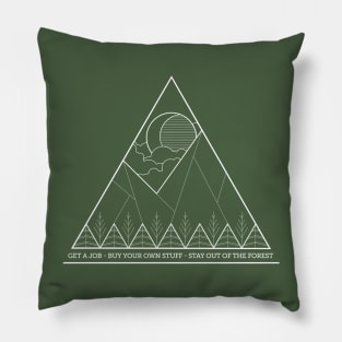 MFM- Stay out of the Forest SFW Version Pillow