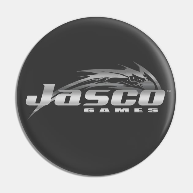 Jasco Games Logo Silver Pin by JascoGames