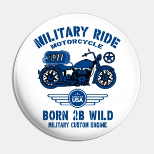military ride Pin