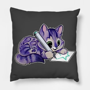 Drawing kitty Pillow