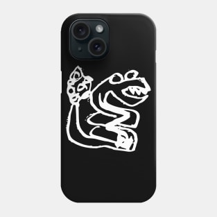 Snake Doodle White Phone Case