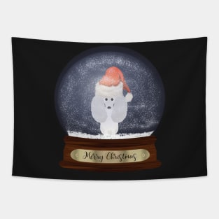 Poodle Christmas Gift Tapestry