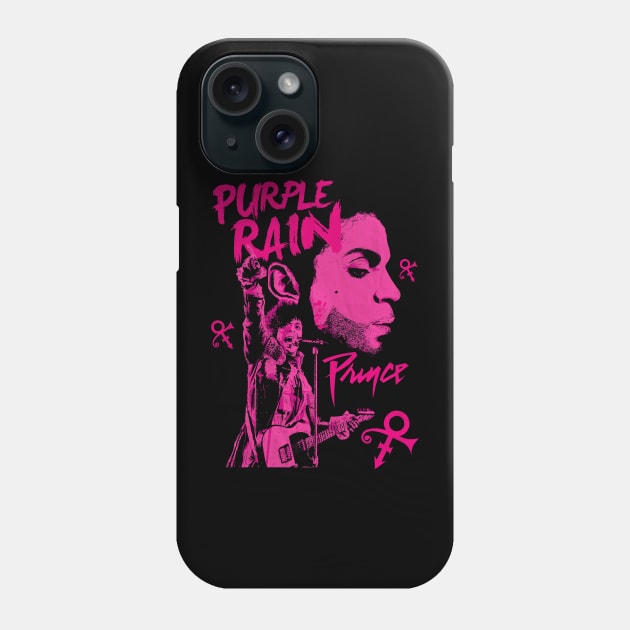 Purple Rain Phone Case by HaluyArts