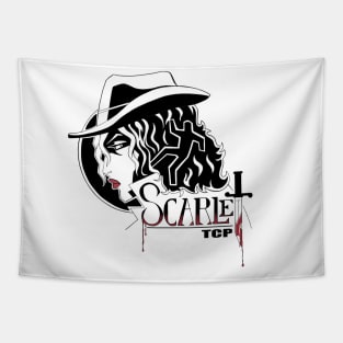 Scarlet TCP Transparent Logo Tapestry