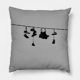 Shoes on a Wire Pillow