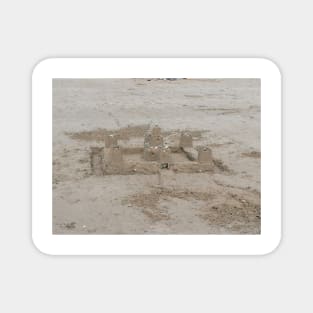 A sand castle Magnet