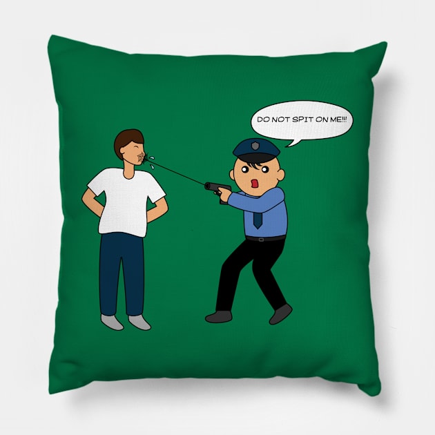 Anti-Spitting Web Pillow by chyneyee