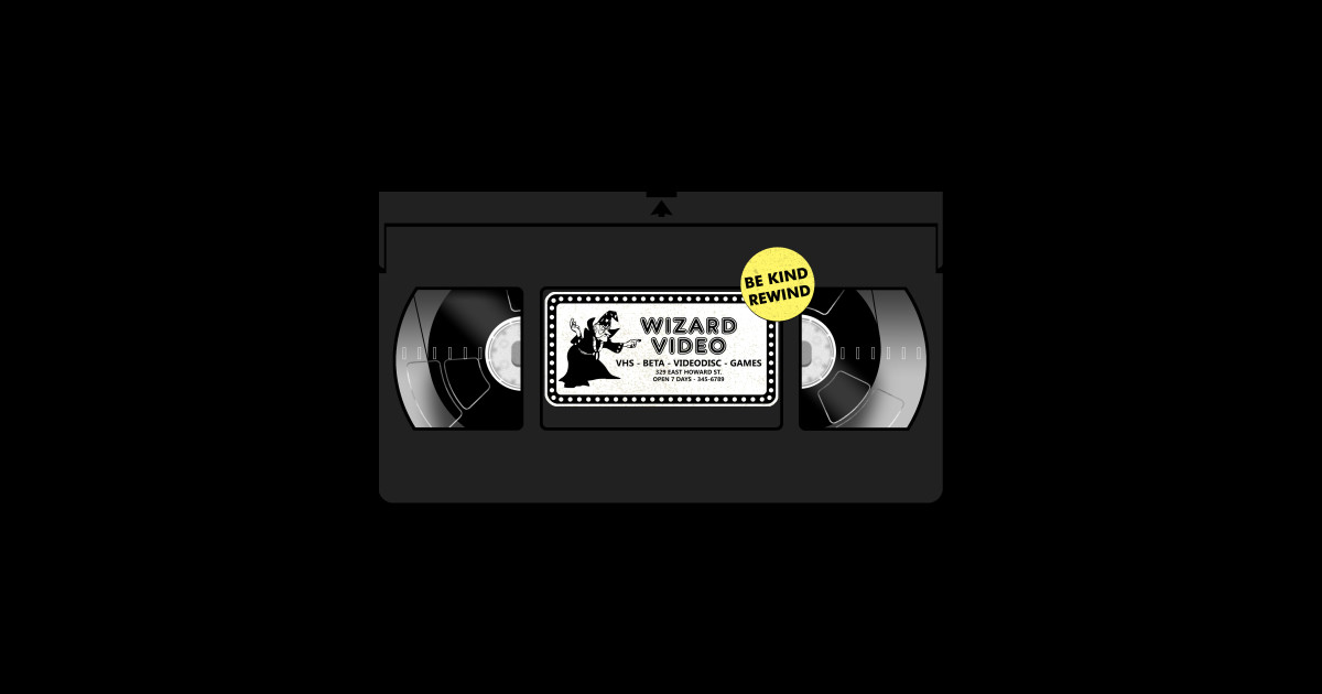 Wizard Video VHS Vhs Posters and Art Prints TeePublic