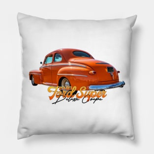 1946 Ford Super Deluxe Coupe Pillow