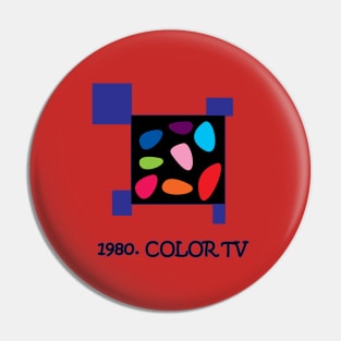 1980. Color TV Pin