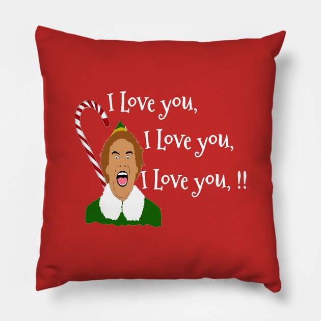 Elf Funny Quotes Pillow by PoetandChef