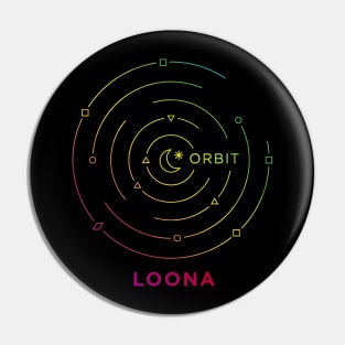 KPOP GIRLGROUP LOONA ORBIT FANDOM LOGO Pin