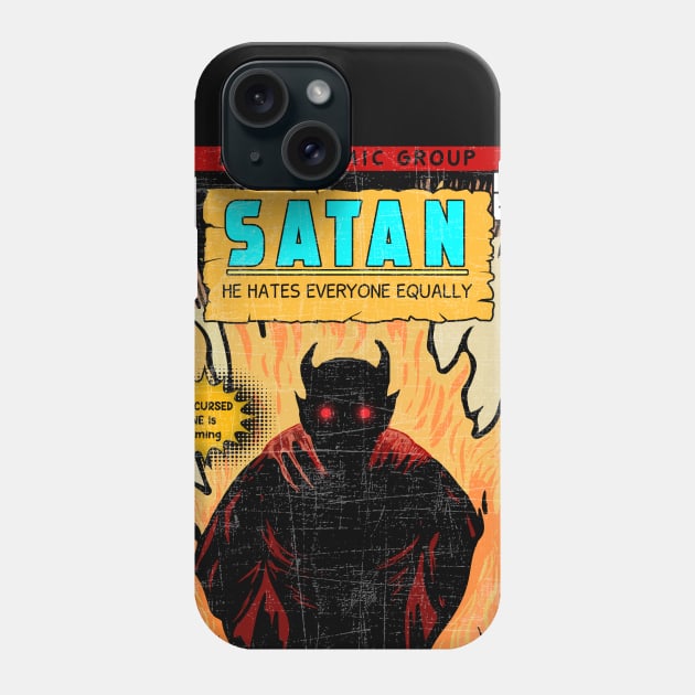 SATAN COMIC Phone Case by theanomalius_merch