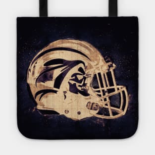 Football Helmet abstract galaxy style for all the sports fans Tote