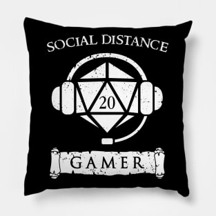 Social Distance Gamer Pillow