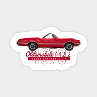 1970 Oldsmobile 442 2 Door Convertible Magnet