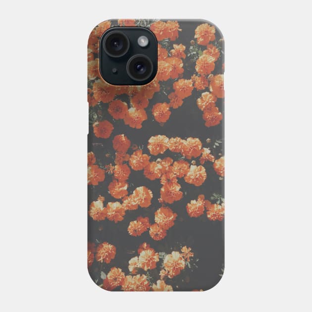 Orange Flowers Phone Case by Islanr