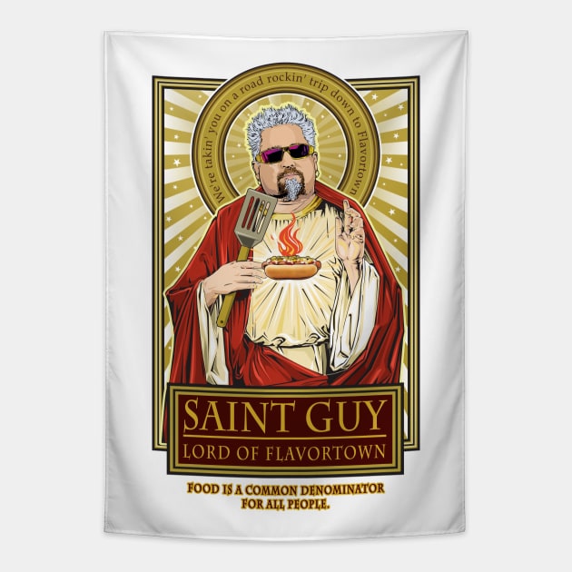 Saint Guy Tapestry by Pop Art Saints