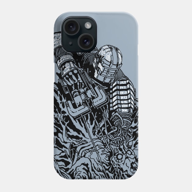 Necro Space - DLC - Script Phone Case by SerhiyKrykun