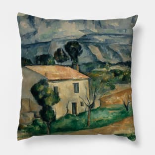 House in Provence by Paul Cezanne Pillow