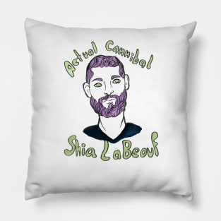 Actual Cannibal Shia LaBeouf Pillow