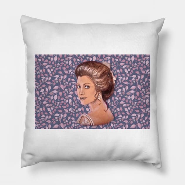 Elise McKenna Pillow by JedethDT