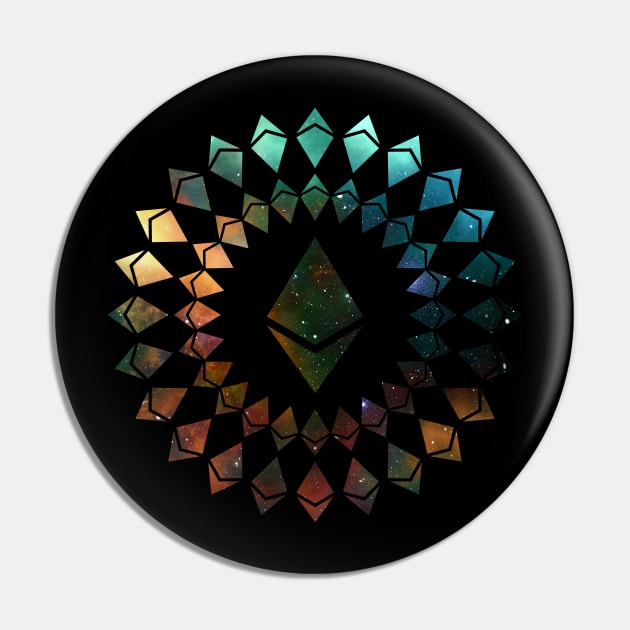 Ethereum – Circle Big Logo – Space Pin by felixbunny