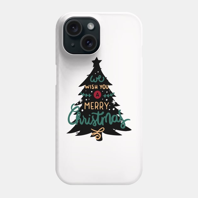 We Witch You A  Merry Merry Merry Christmas Phone Case by NICHE&NICHE