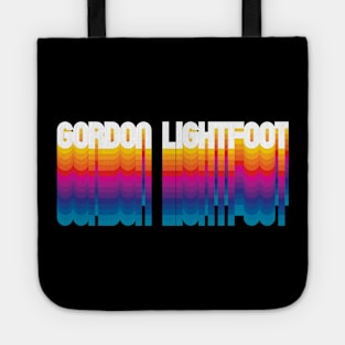 Retro Gordon Proud Name Personalized Gift Rainbow Style Tote