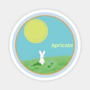 Bask In The Sun - Apricate Magnet