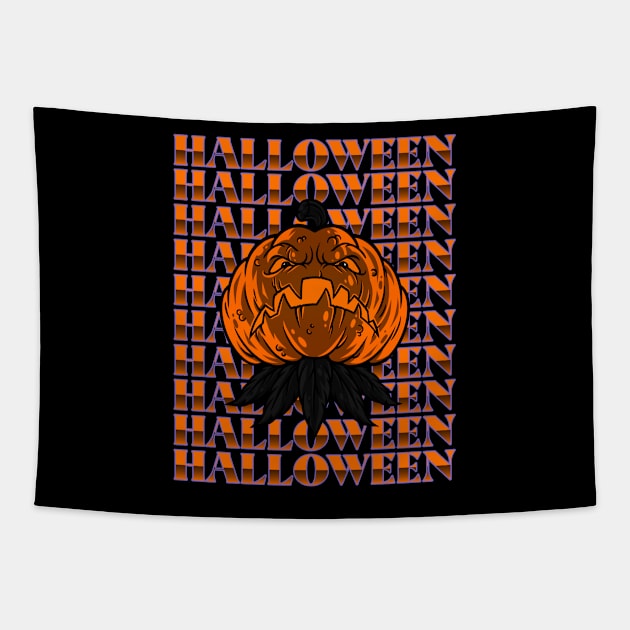 Halloween Halloween Halloween Tapestry by MONMON-75