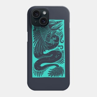 Snallygaster Teal Phone Case