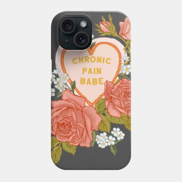 Chronic Pain Babe Phone Case by FabulouslyFeminist