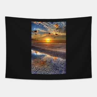 Low Tide Sunrise on Jekyll Island Tapestry