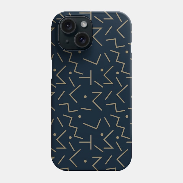 dark pattern face mask design Phone Case by mo designs 95