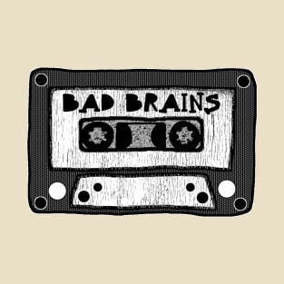 bad brains cassette black and white T-Shirt