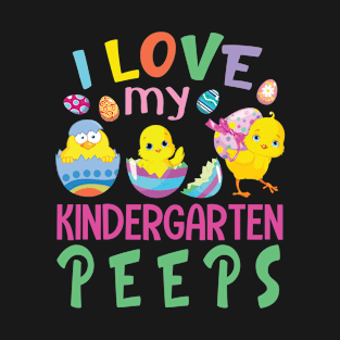 H31Tee Happy Easter Kindergarten Teacher Student T-Shirt