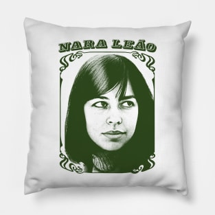 Nara Leão \/\ Retro Original Fan Art Design Pillow