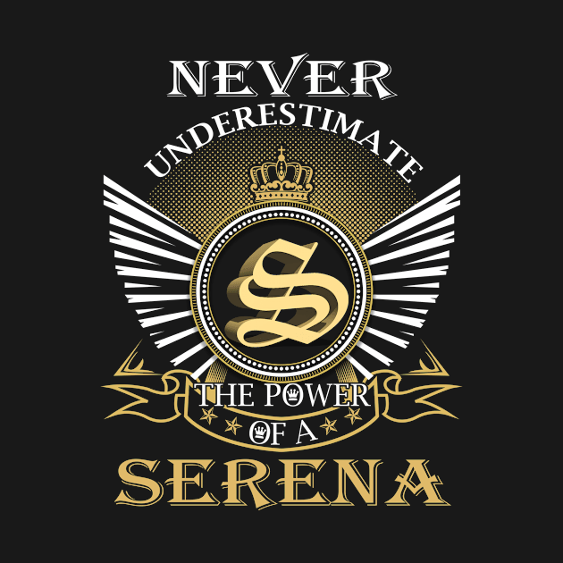 Never Underestimate SERENA by Nap