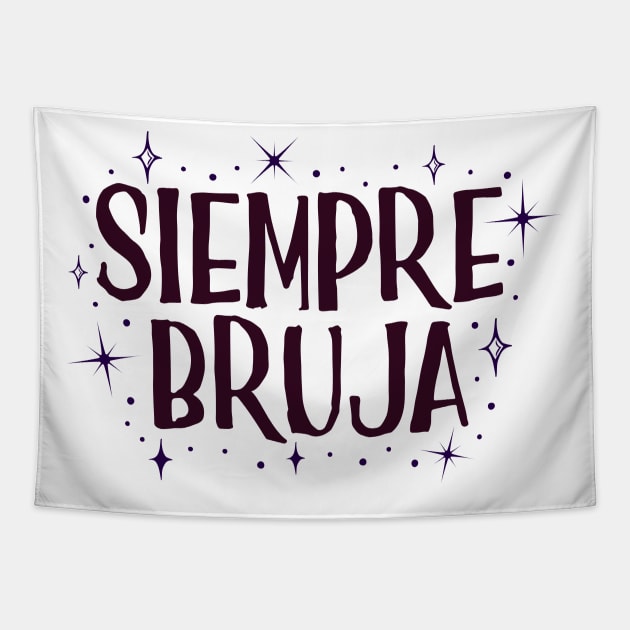 Siempre Bruja Tapestry by Ombre Dreams