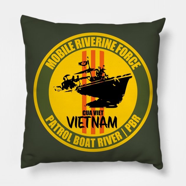 Mobile Riverine Force Pillow by TCP