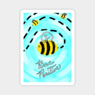 Bee Positive Magnet