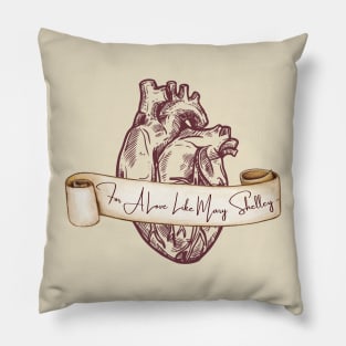 For A Love Like Mary Shelley Pillow