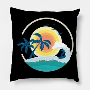 Summer T-Shirt Pillow